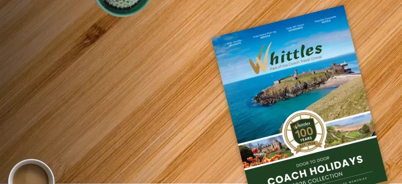 Whittles brochure on table