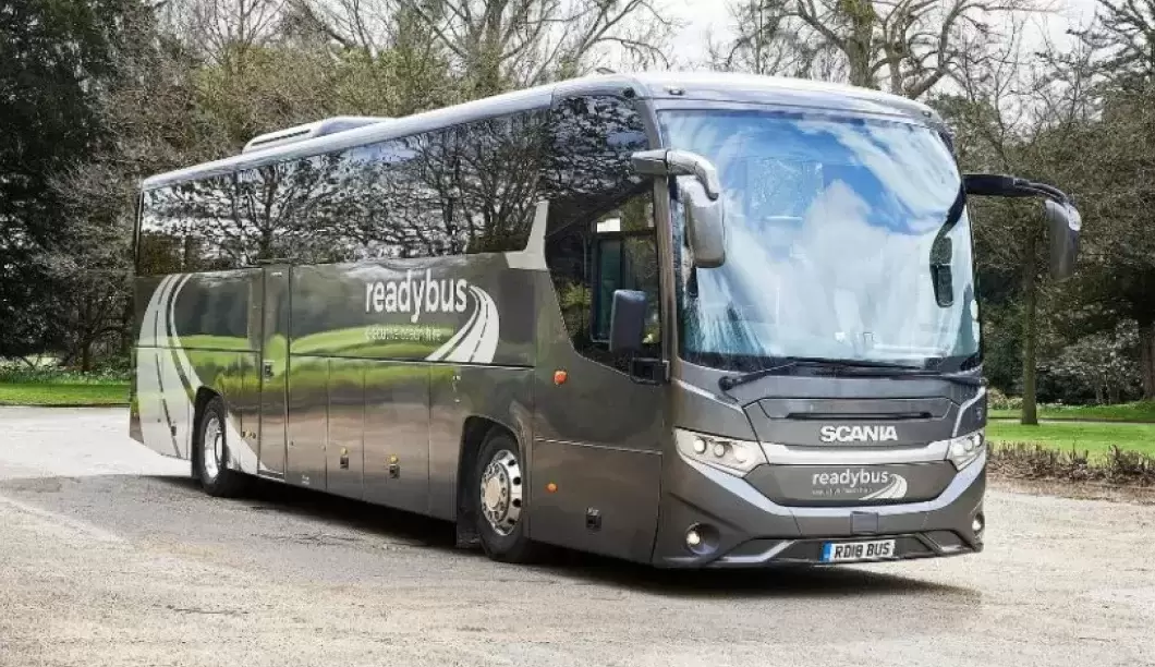 Readybus coach parked