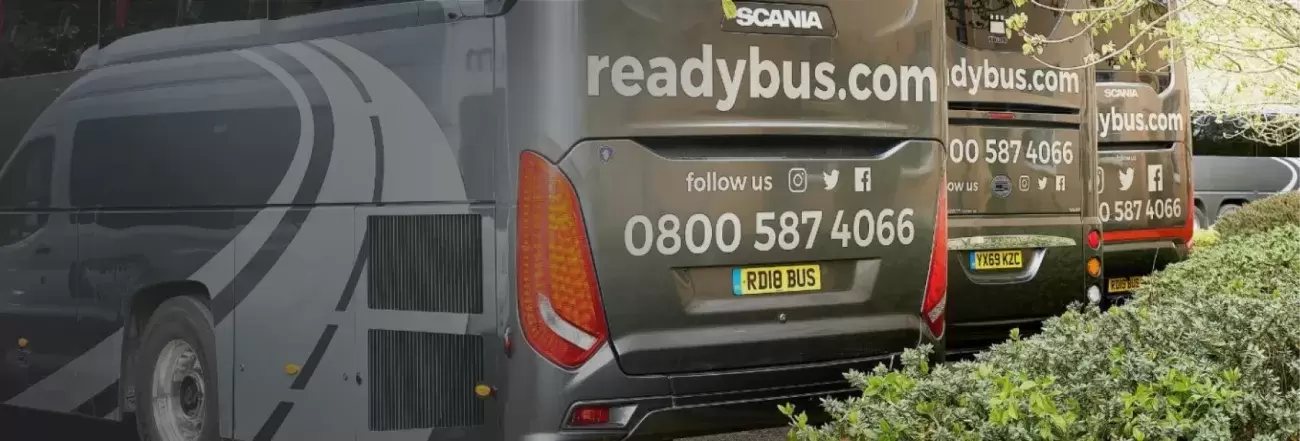 Readybus coaches behind