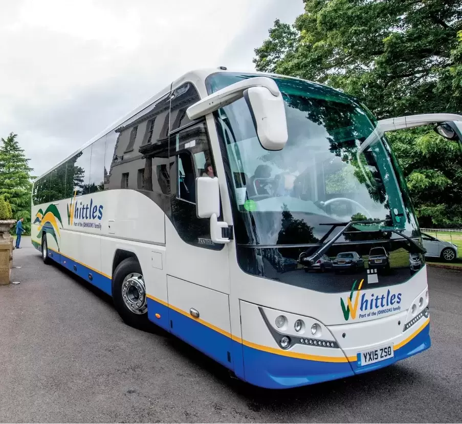 Whittles coach close up