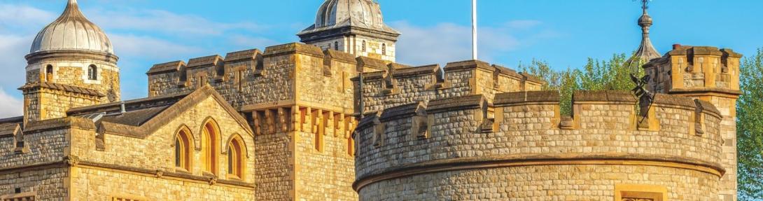 Castle with blue sky
